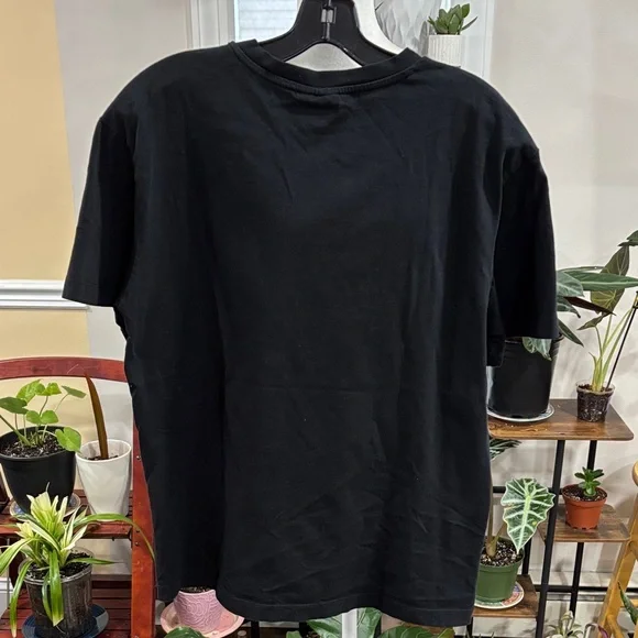 Basquiat Black Graphic T Shirt with Dinosaur and Crown size XS - Picture 3 of 4